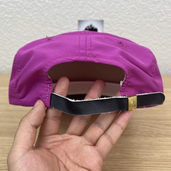 VTG Lake Tahoe Spellout Pink Rope Trucker Golfer Adjustable Push SnapBack Hat - Picture 5 of 10